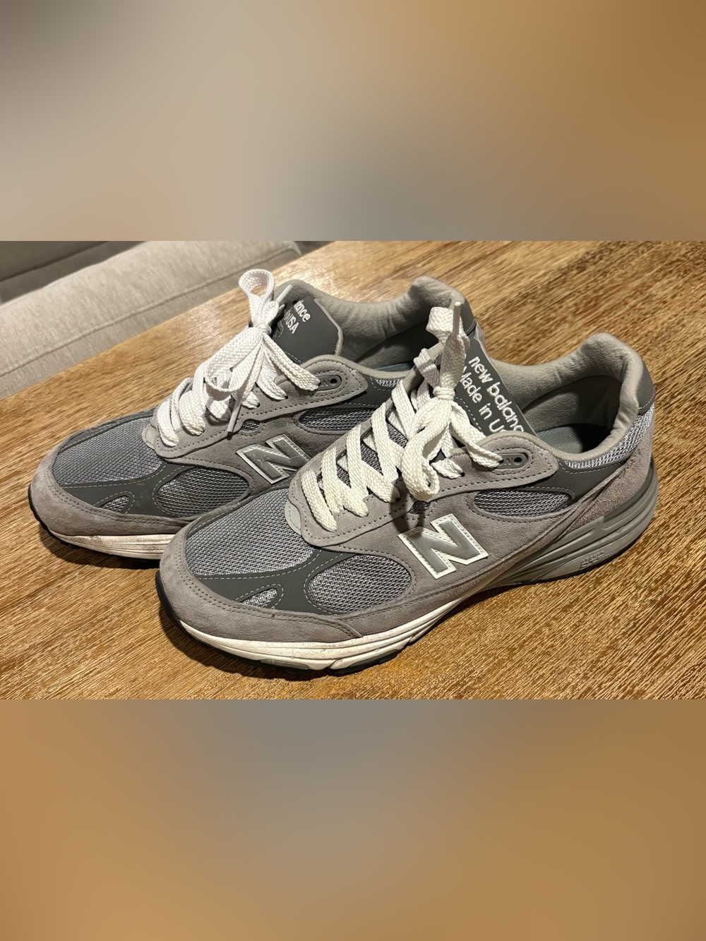 New Balance 995 Grey and White Men's - Size 11